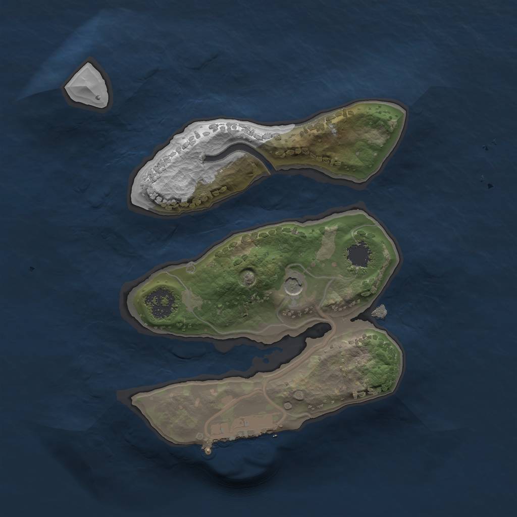 Rust Map: Procedural Map, Size: 1800, Seed: 903, 7 Monuments