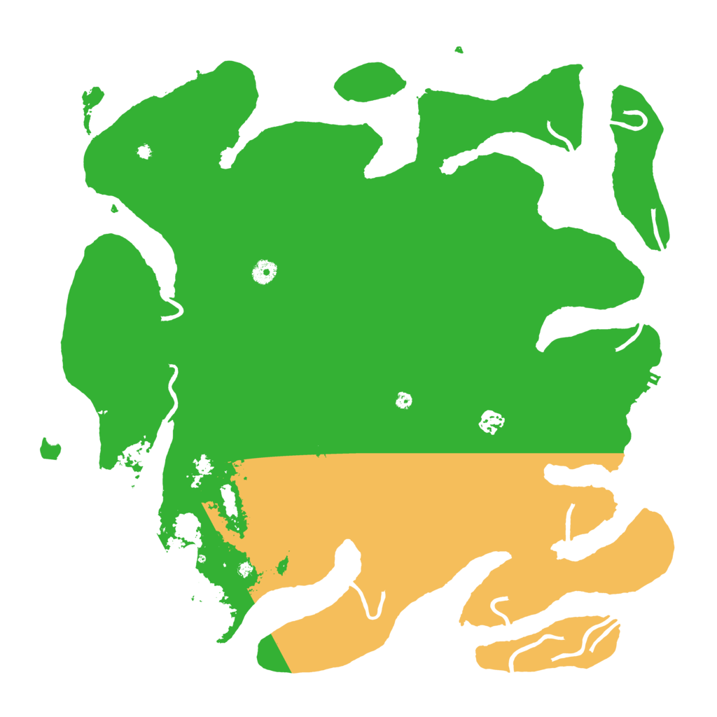 Biome Rust Map: Procedural Map, Size: 4500, Seed: 7969452