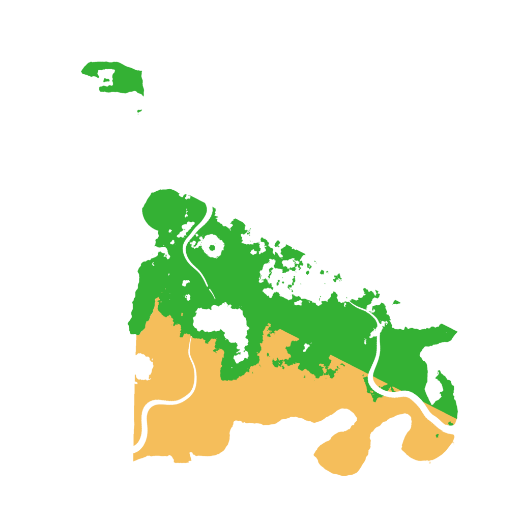 Biome Rust Map: Procedural Map, Size: 3500, Seed: 490272
