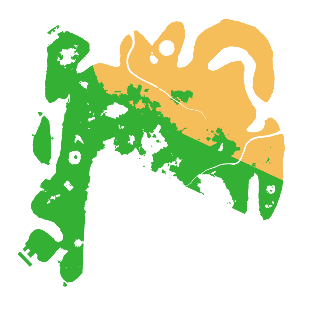 Biome Rust Map: Procedural Map, Size: 3500, Seed: 1420181531