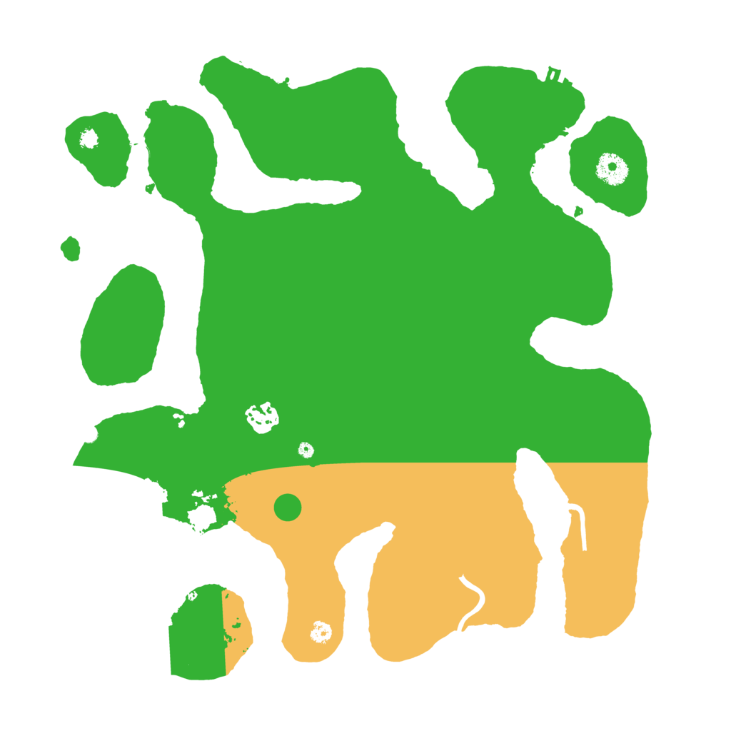 Biome Rust Map: Procedural Map, Size: 3500, Seed: 1400494696