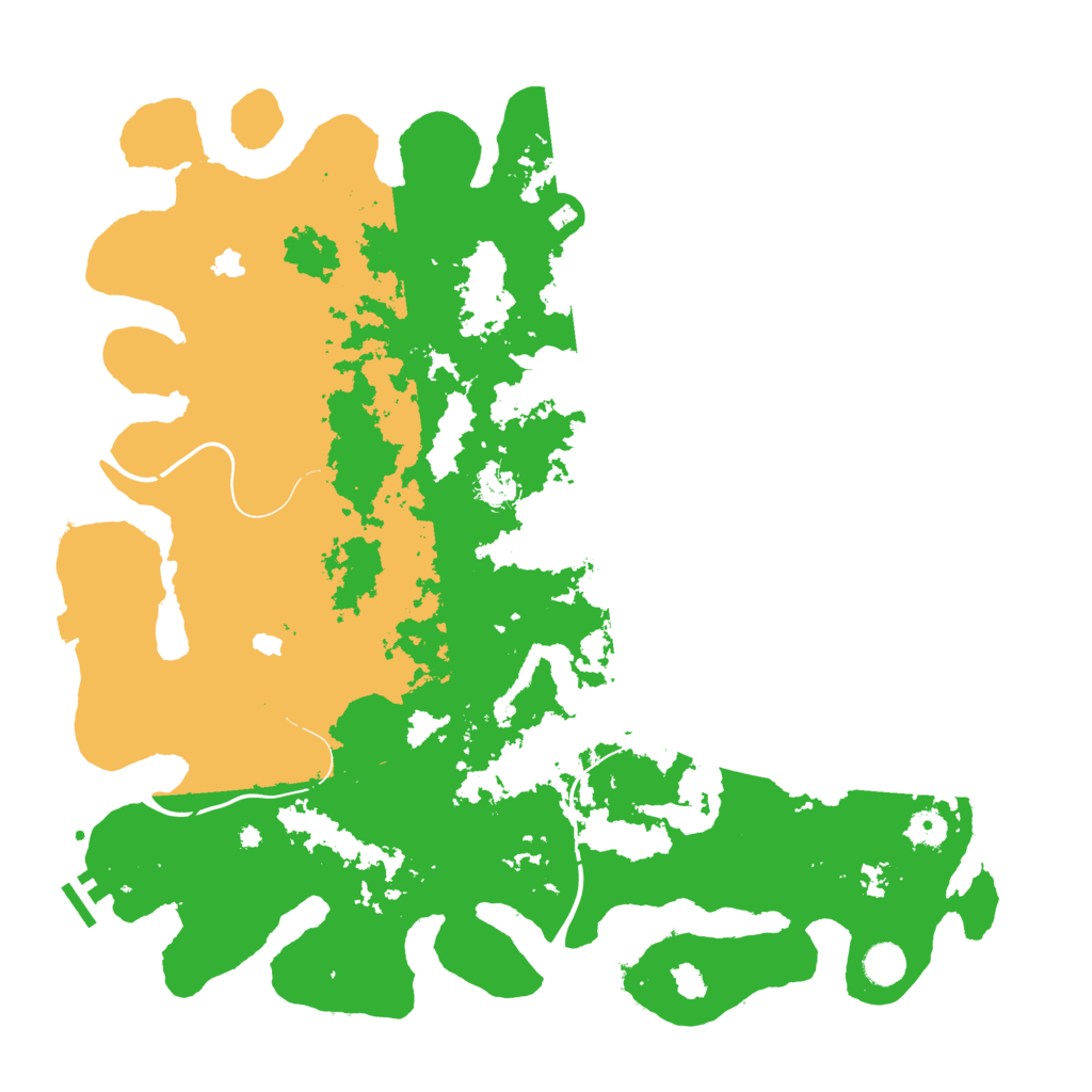 Biome Rust Map: Procedural Map, Size: 4500, Seed: 64628075