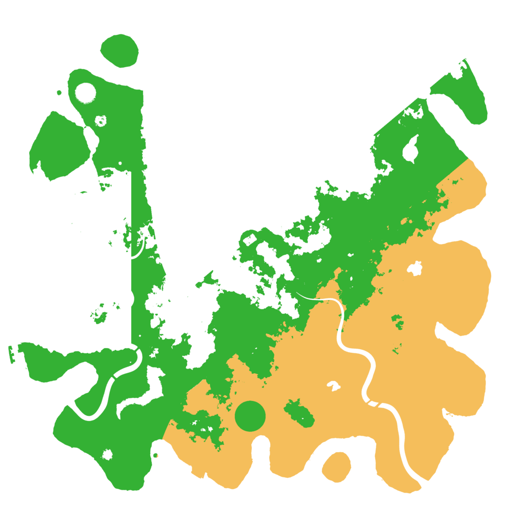 Biome Rust Map: Procedural Map, Size: 4500, Seed: 391233225