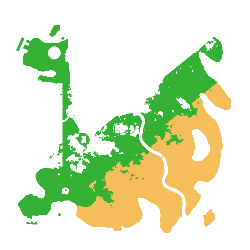 Biome Rust Map: Procedural Map, Size: 3500, Seed: 2138826568