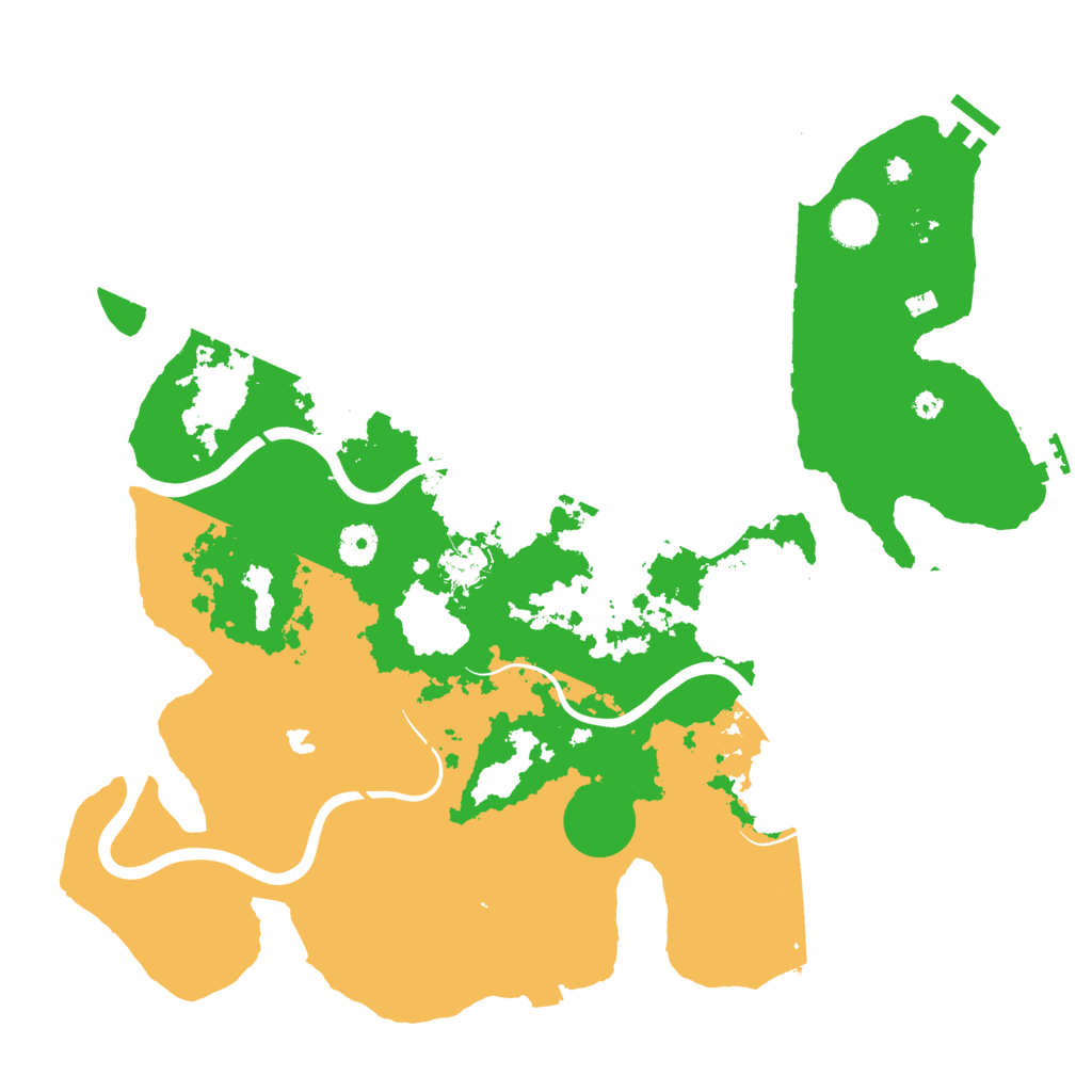 Biome Rust Map: Procedural Map, Size: 4000, Seed: 4356456