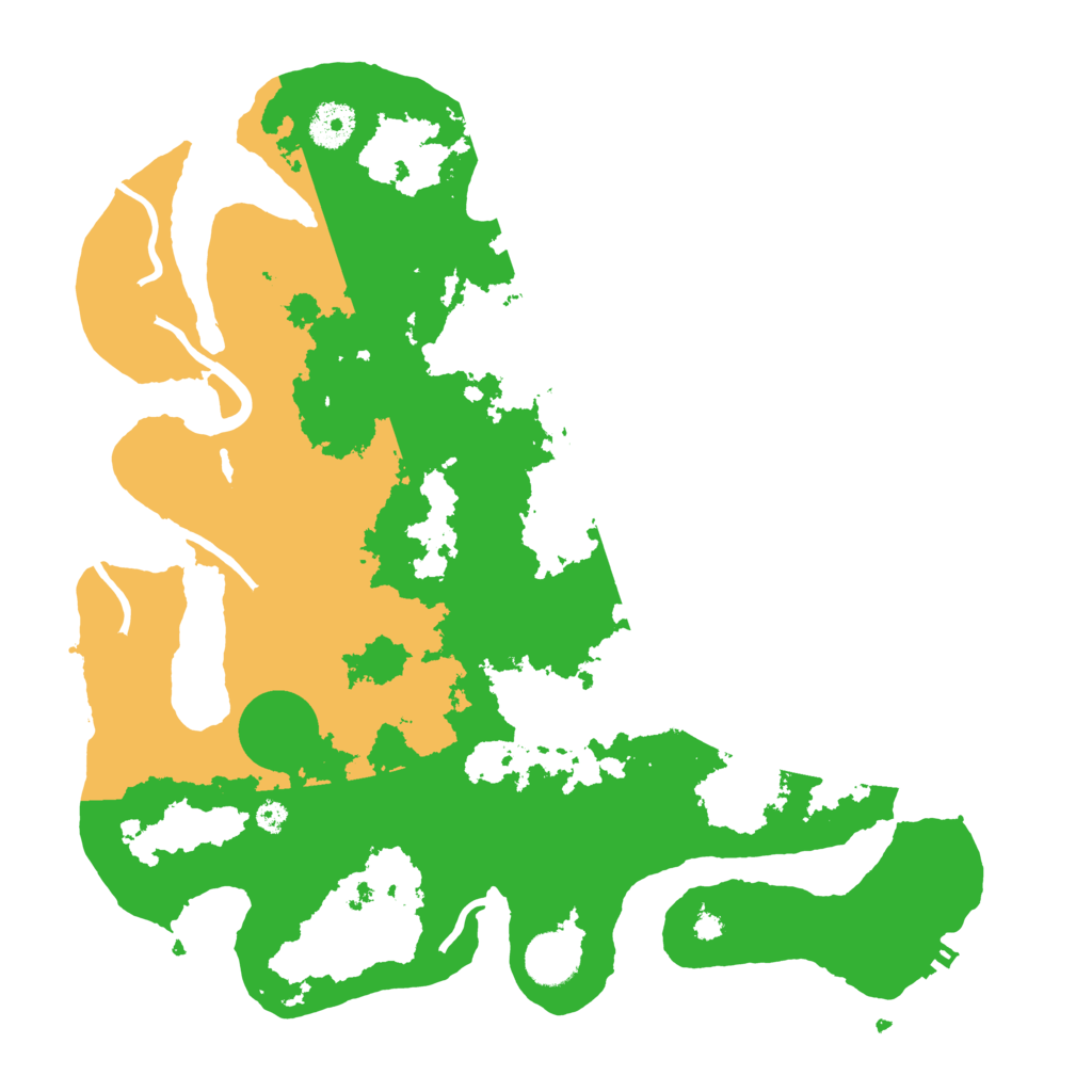 Biome Rust Map: Procedural Map, Size: 3600, Seed: 1413013687