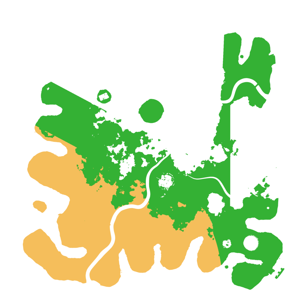 Biome Rust Map: Procedural Map, Size: 3600, Seed: 1666380349