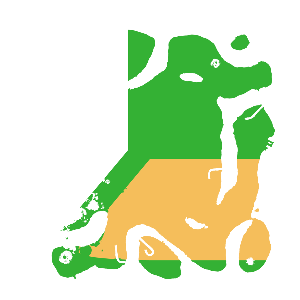 Biome Rust Map: Procedural Map, Size: 3500, Seed: 2042067252