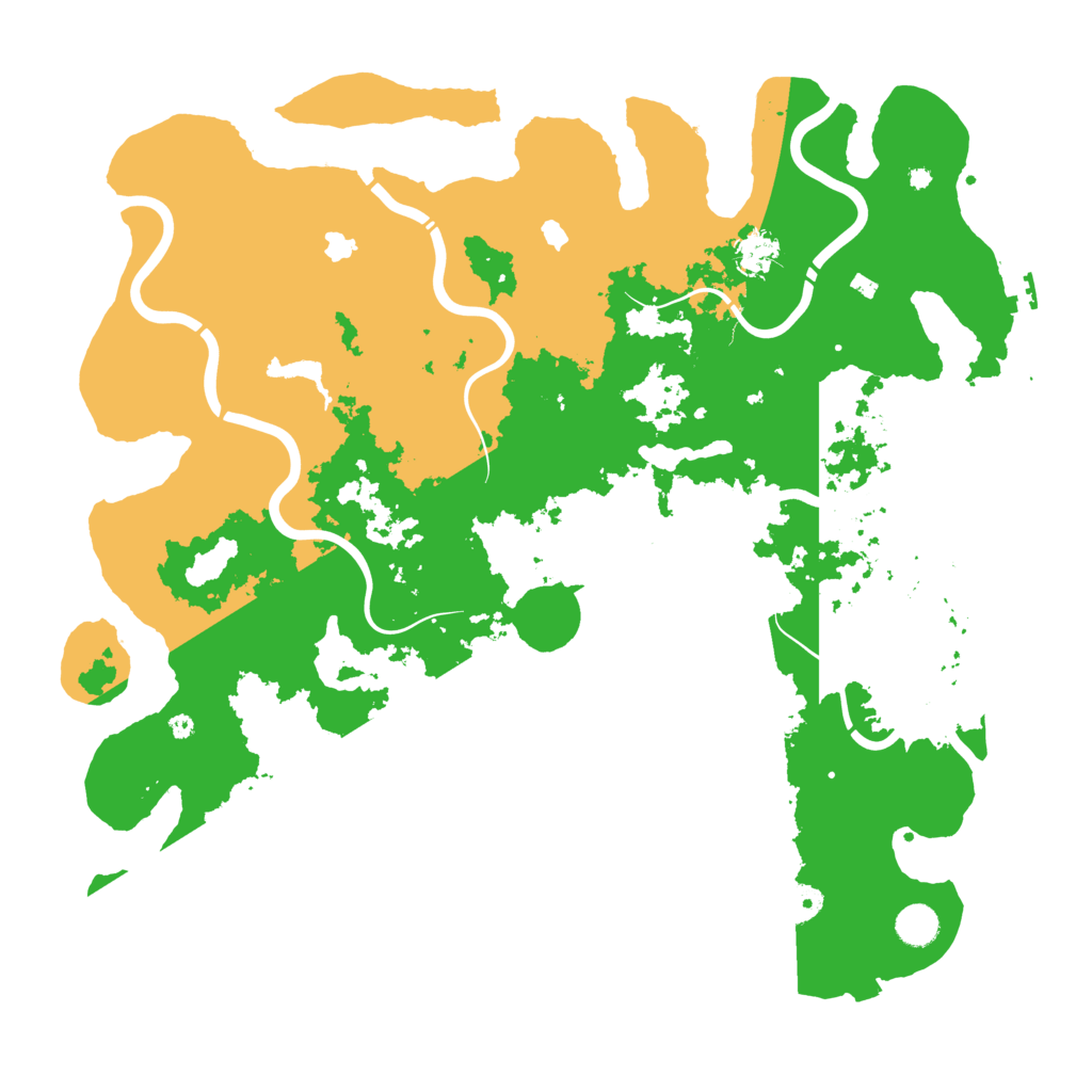 Biome Rust Map: Procedural Map, Size: 4500, Seed: 2019069048