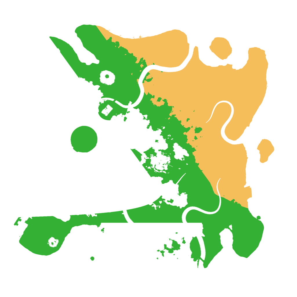 Biome Rust Map: Procedural Map, Size: 3000, Seed: 560409
