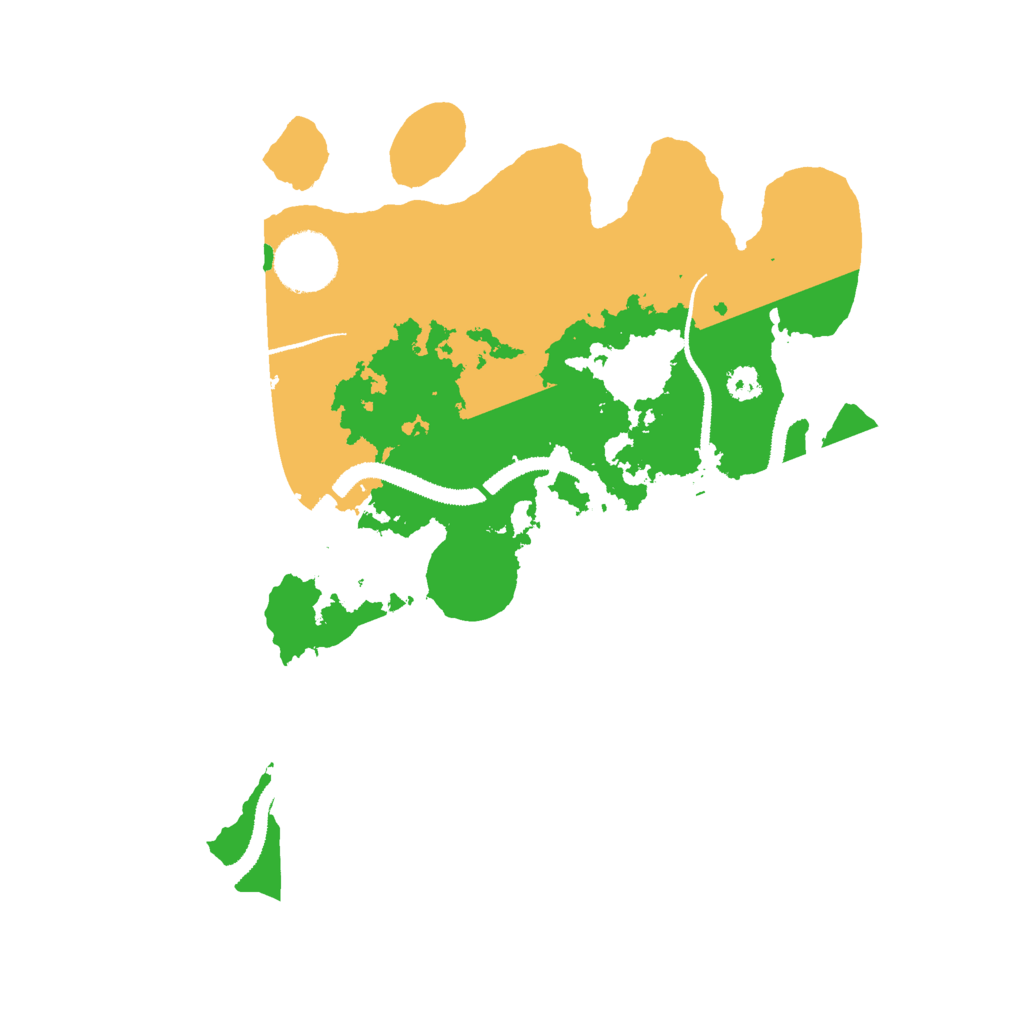 Biome Rust Map: Procedural Map, Size: 3000, Seed: 853496