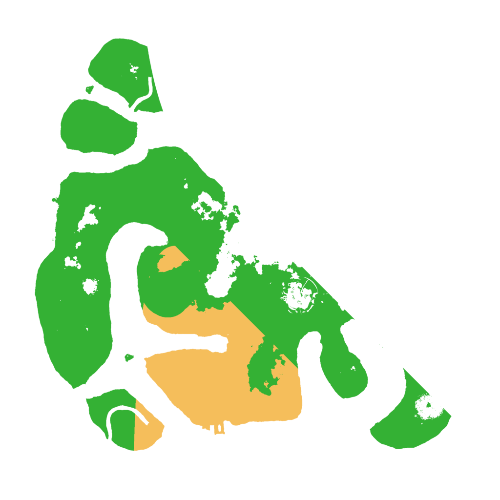 Biome Rust Map: Procedural Map, Size: 3000, Seed: 10832