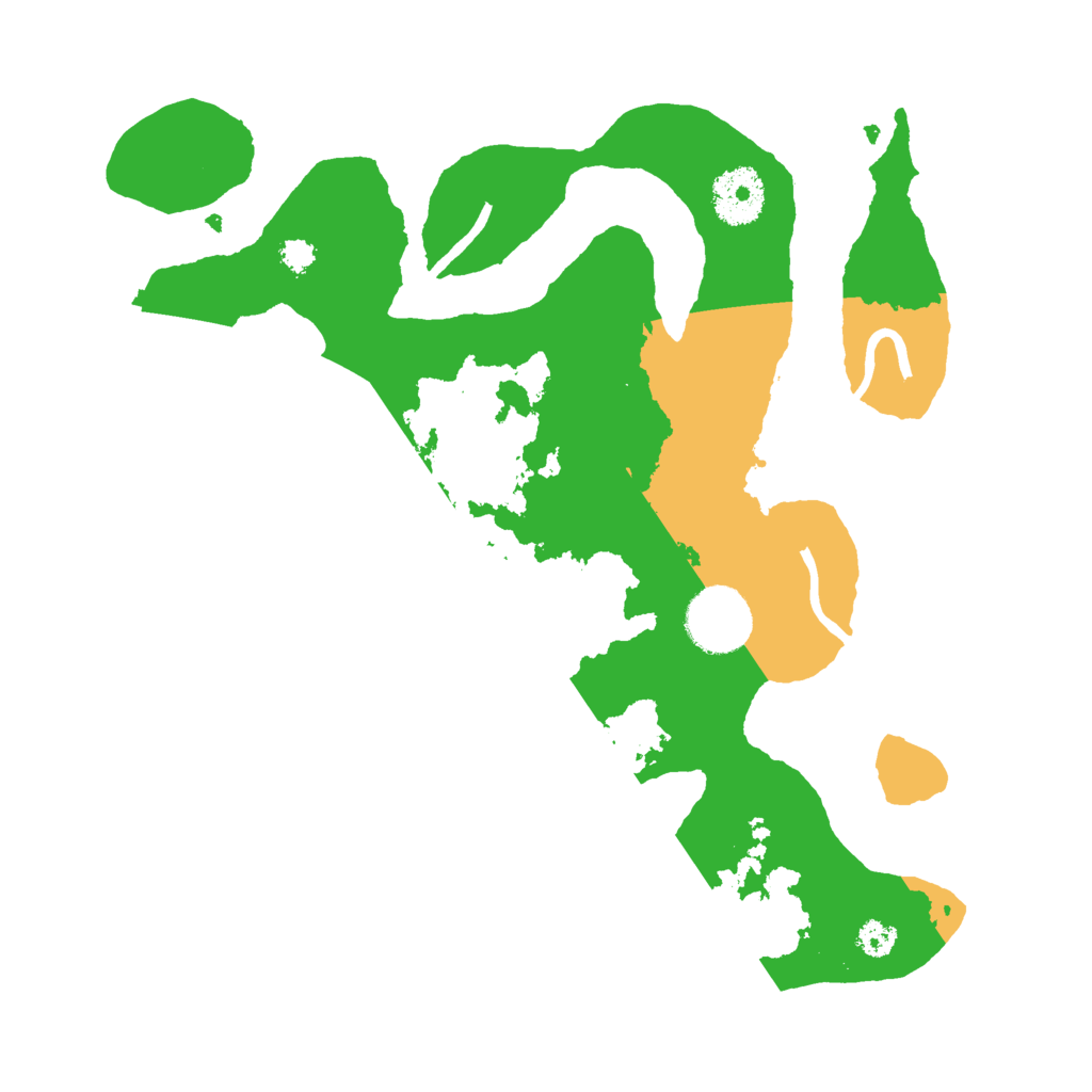 Biome Rust Map: Procedural Map, Size: 3000, Seed: 961187