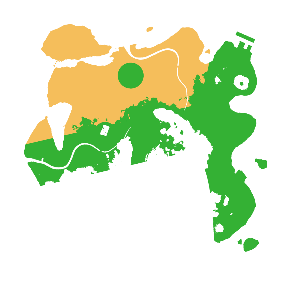 Biome Rust Map: Procedural Map, Size: 3000, Seed: 858761