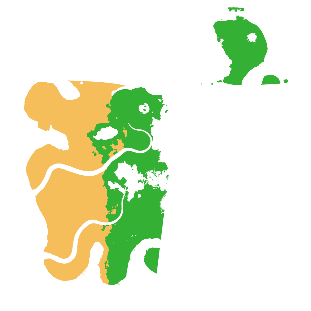 Biome Rust Map: Procedural Map, Size: 3000, Seed: 930930