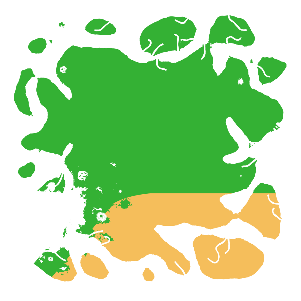 Biome Rust Map: Procedural Map, Size: 4500, Seed: 1217988422