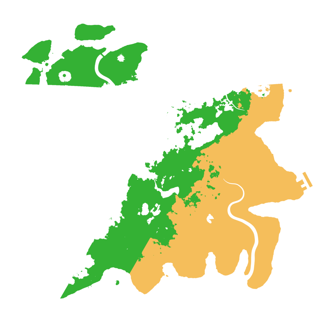 Biome Rust Map: Procedural Map, Size: 4000, Seed: 46926634