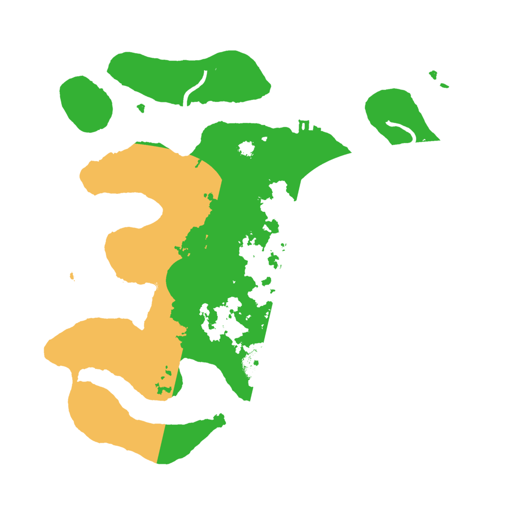 Biome Rust Map: Procedural Map, Size: 3000, Seed: 278660142