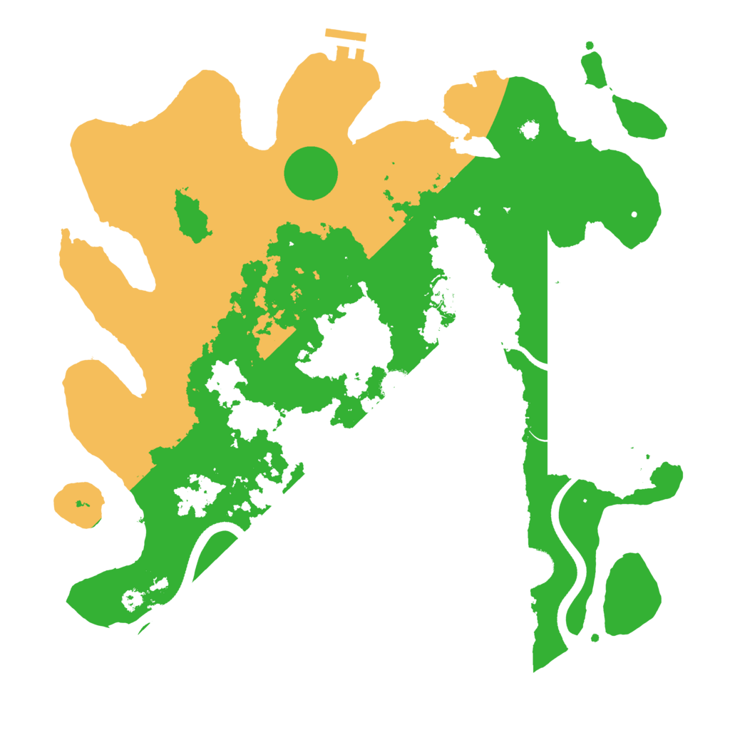 Biome Rust Map: Procedural Map, Size: 3600, Seed: 1551529230
