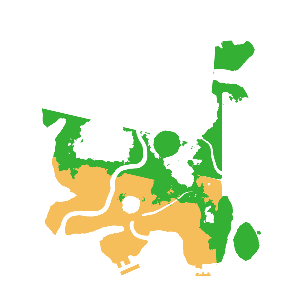 Biome Rust Map: Procedural Map, Size: 3000, Seed: 189599