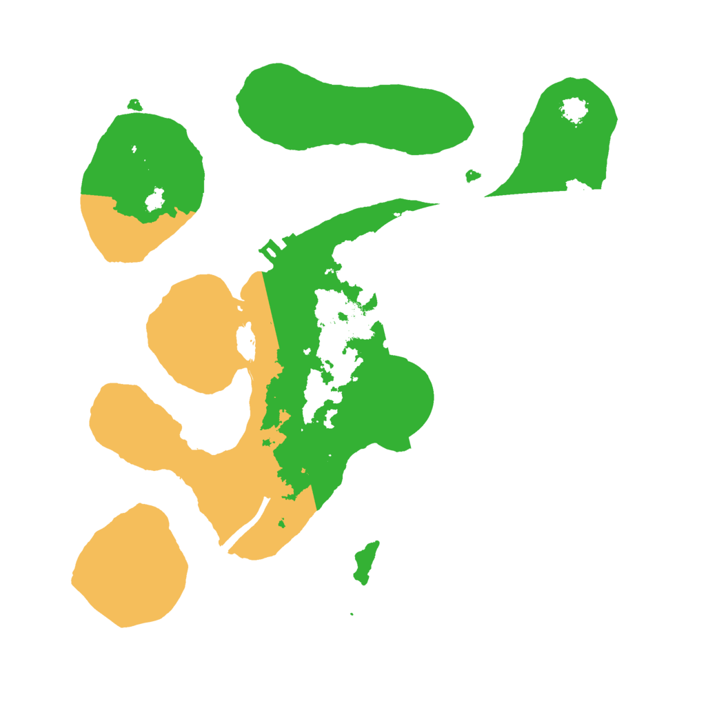 Biome Rust Map: Procedural Map, Size: 2500, Seed: 42020