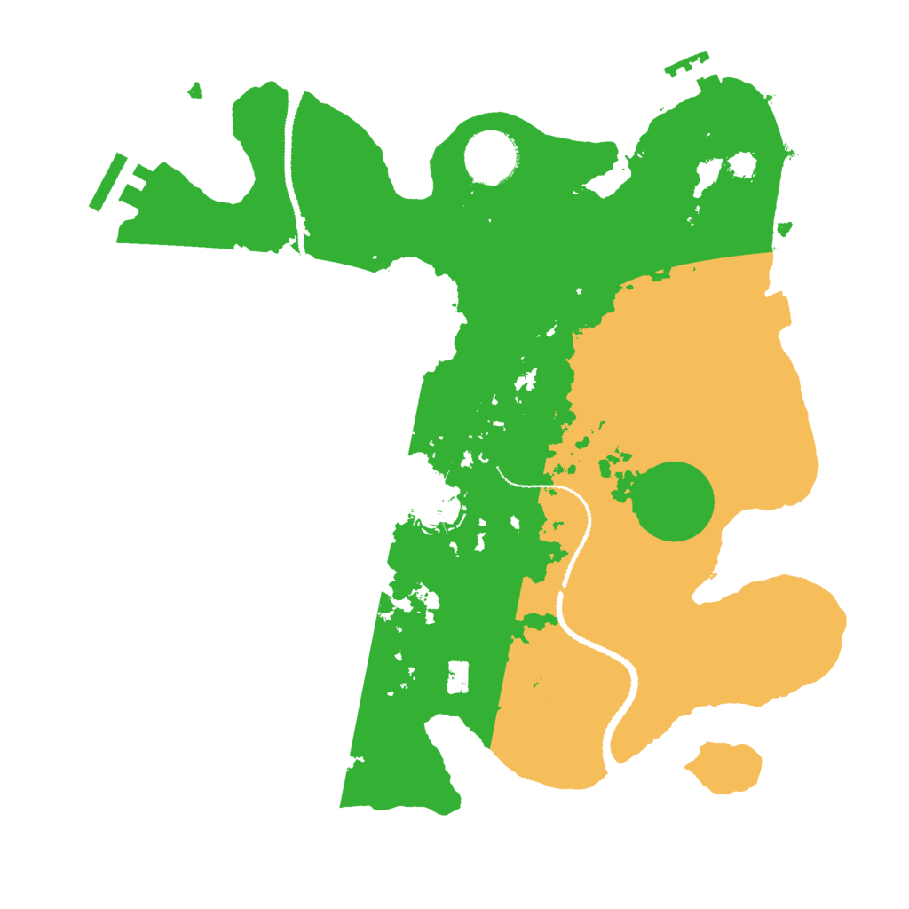 Biome Rust Map: Procedural Map, Size: 3000, Seed: 352712