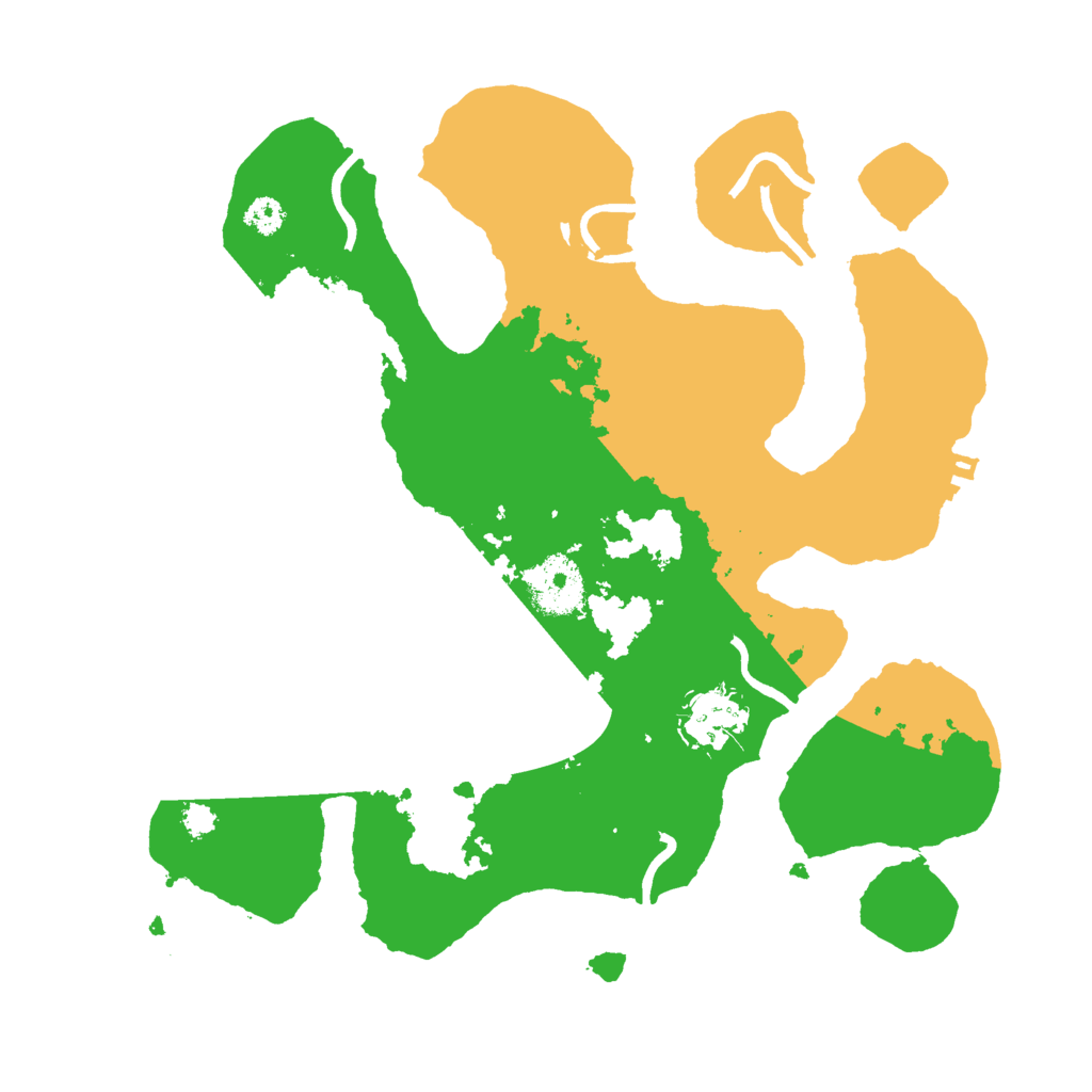 Biome Rust Map: Procedural Map, Size: 3000, Seed: 517820