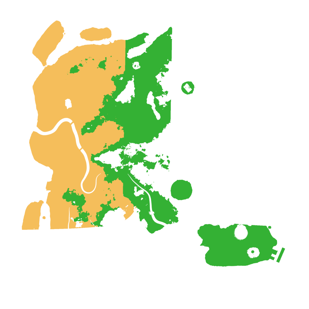 Biome Rust Map: Procedural Map, Size: 4050, Seed: 767929474
