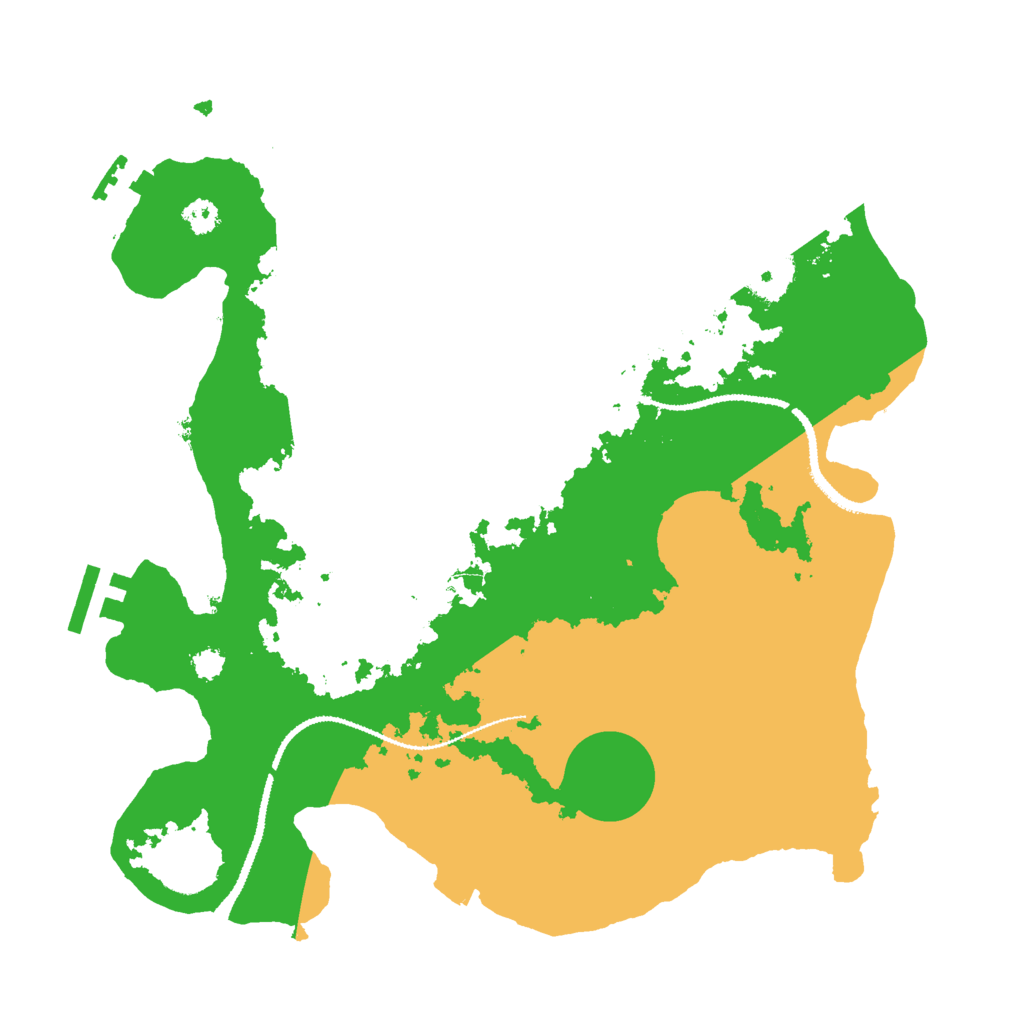 Biome Rust Map: Procedural Map, Size: 3000, Seed: 834834734