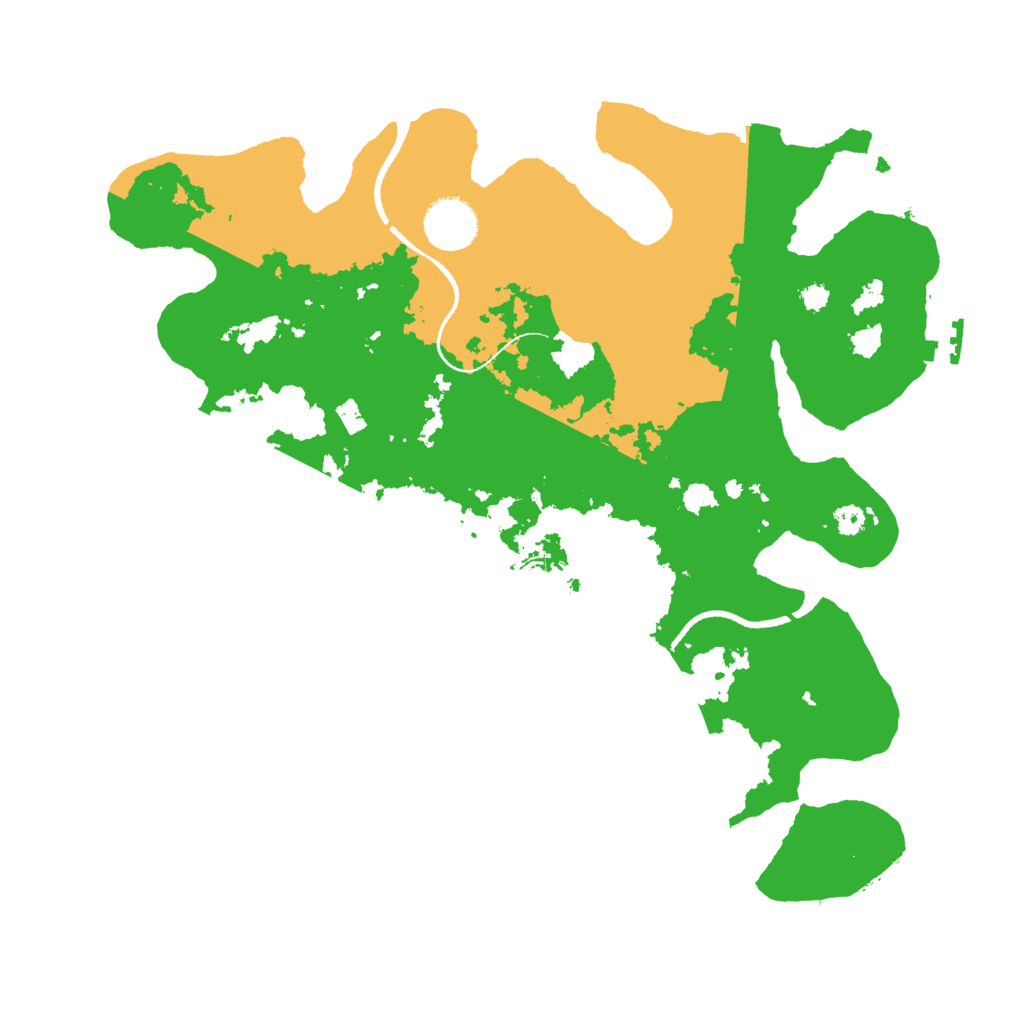 Biome Rust Map: Procedural Map, Size: 3400, Seed: 3457357
