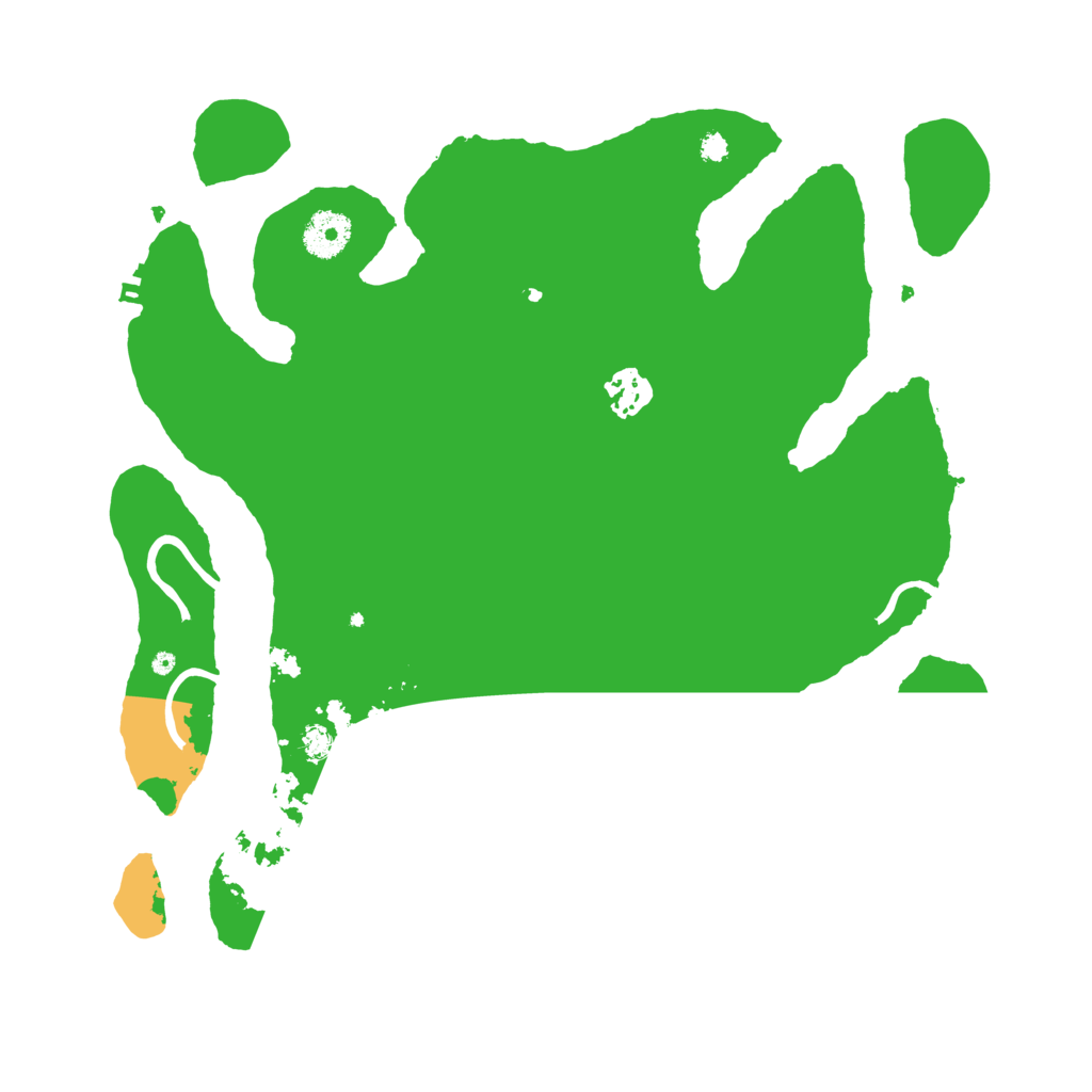 Biome Rust Map: Procedural Map, Size: 3500, Seed: 93157154