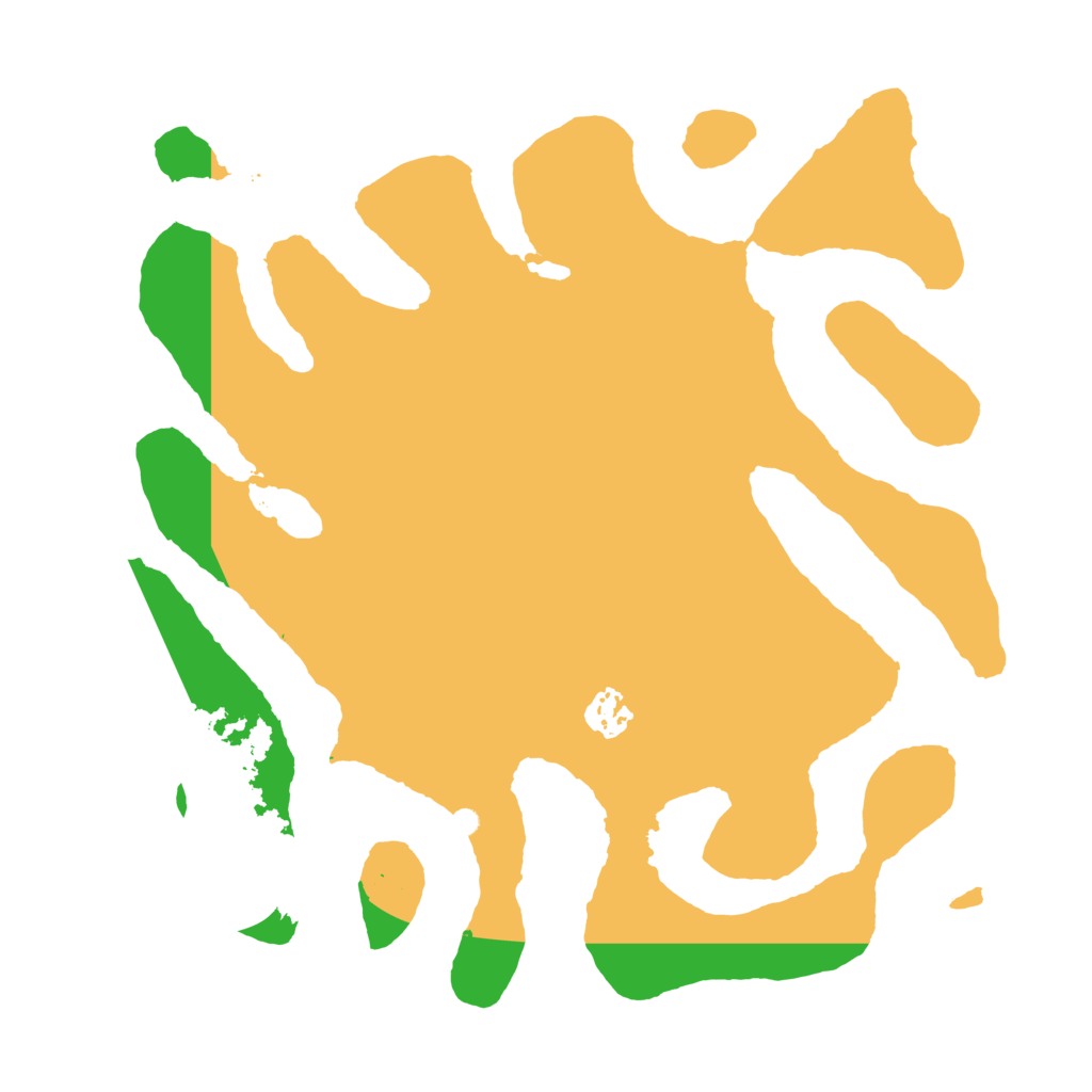 Biome Rust Map: Barren, Size: 3530, Seed: 15615