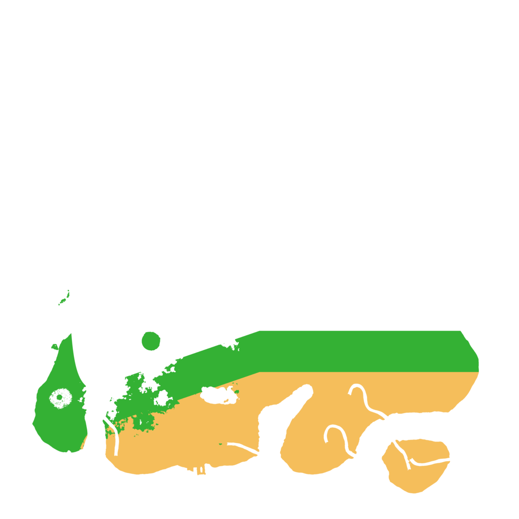 Biome Rust Map: Procedural Map, Size: 3800, Seed: 15252154