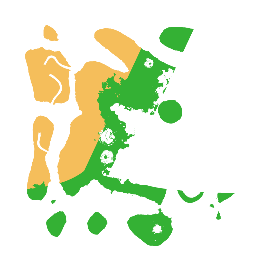 Biome Rust Map: Procedural Map, Size: 3000, Seed: 343123