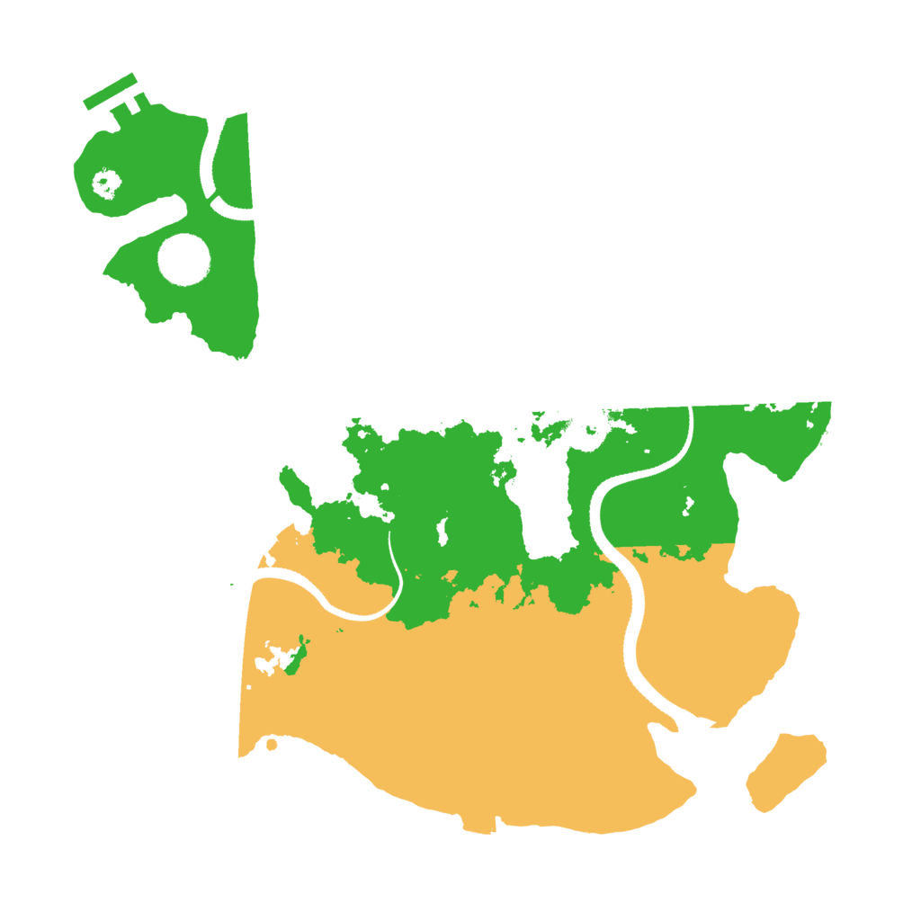 Biome Rust Map: Procedural Map, Size: 3250, Seed: 84214