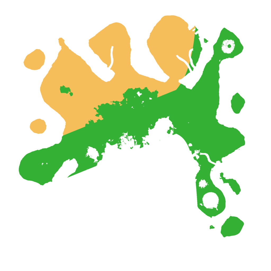 Biome Rust Map: Procedural Map, Size: 3000, Seed: 21451