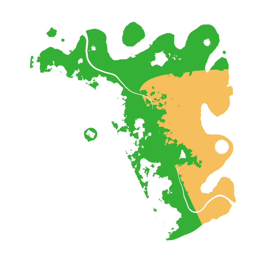 Biome Rust Map: Procedural Map, Size: 3250, Seed: 2263