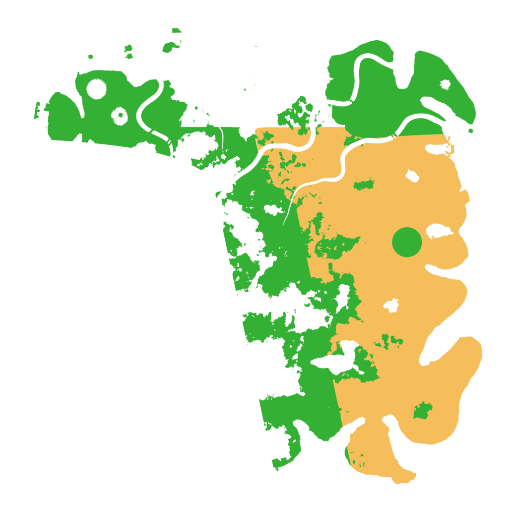 Biome Rust Map: Procedural Map, Size: 4500, Seed: 529490738