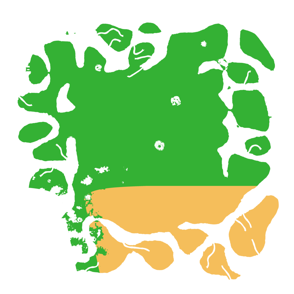 Biome Rust Map: Procedural Map, Size: 4500, Seed: 529490738