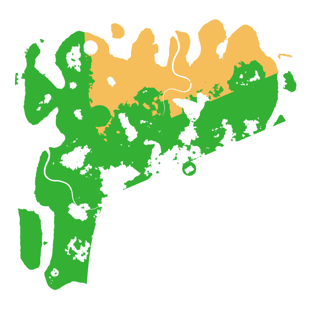 Biome Rust Map: Procedural Map, Size: 4000, Seed: 3529