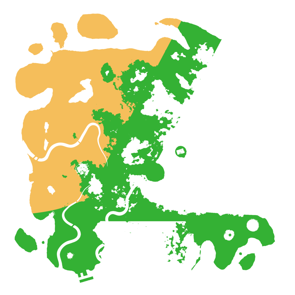 Biome Rust Map: Procedural Map, Size: 4250, Seed: 369841