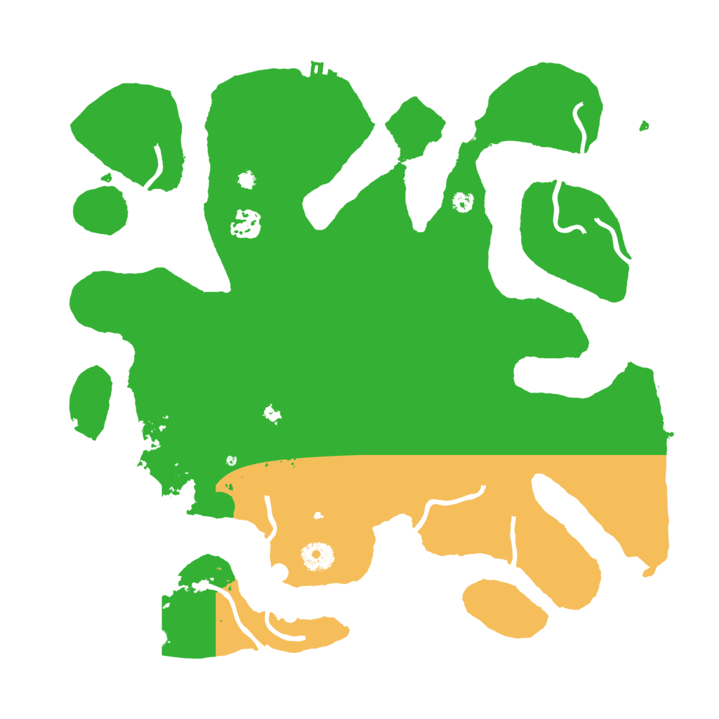 Biome Rust Map: Procedural Map, Size: 3500, Seed: 1779765277