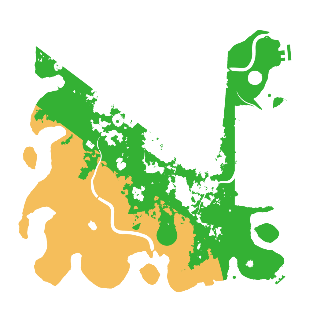 Biome Rust Map: Procedural Map, Size: 4000, Seed: 878465