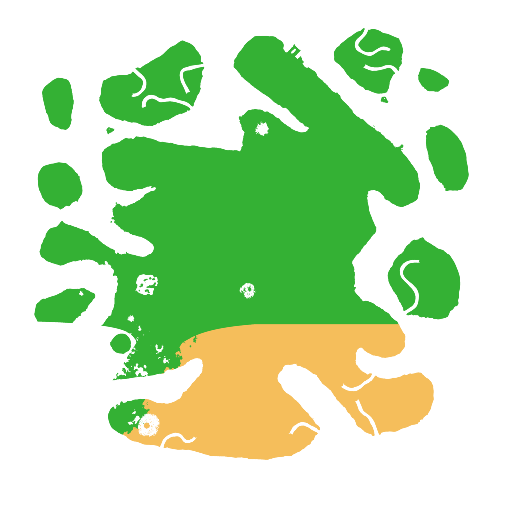 Biome Rust Map: Procedural Map, Size: 3500, Seed: 2099463314