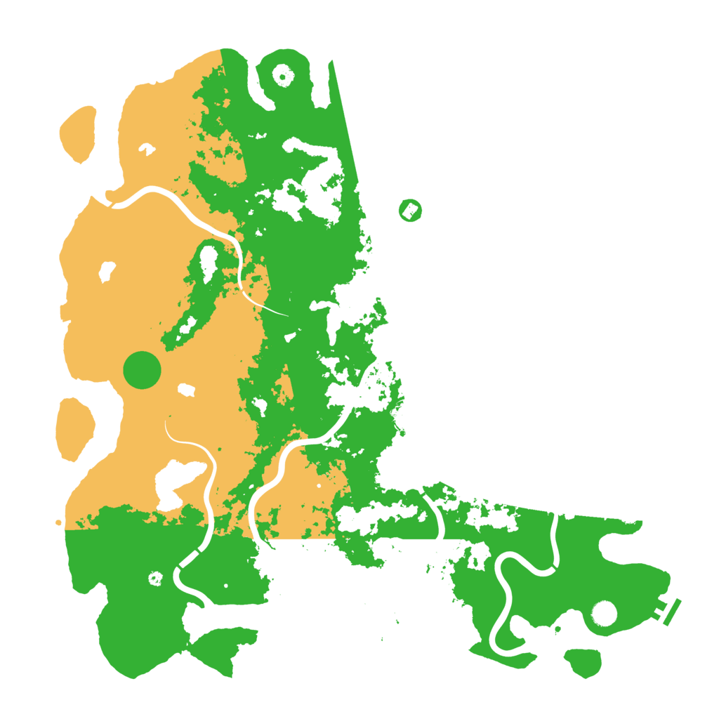 Biome Rust Map: Procedural Map, Size: 5000, Seed: 3212