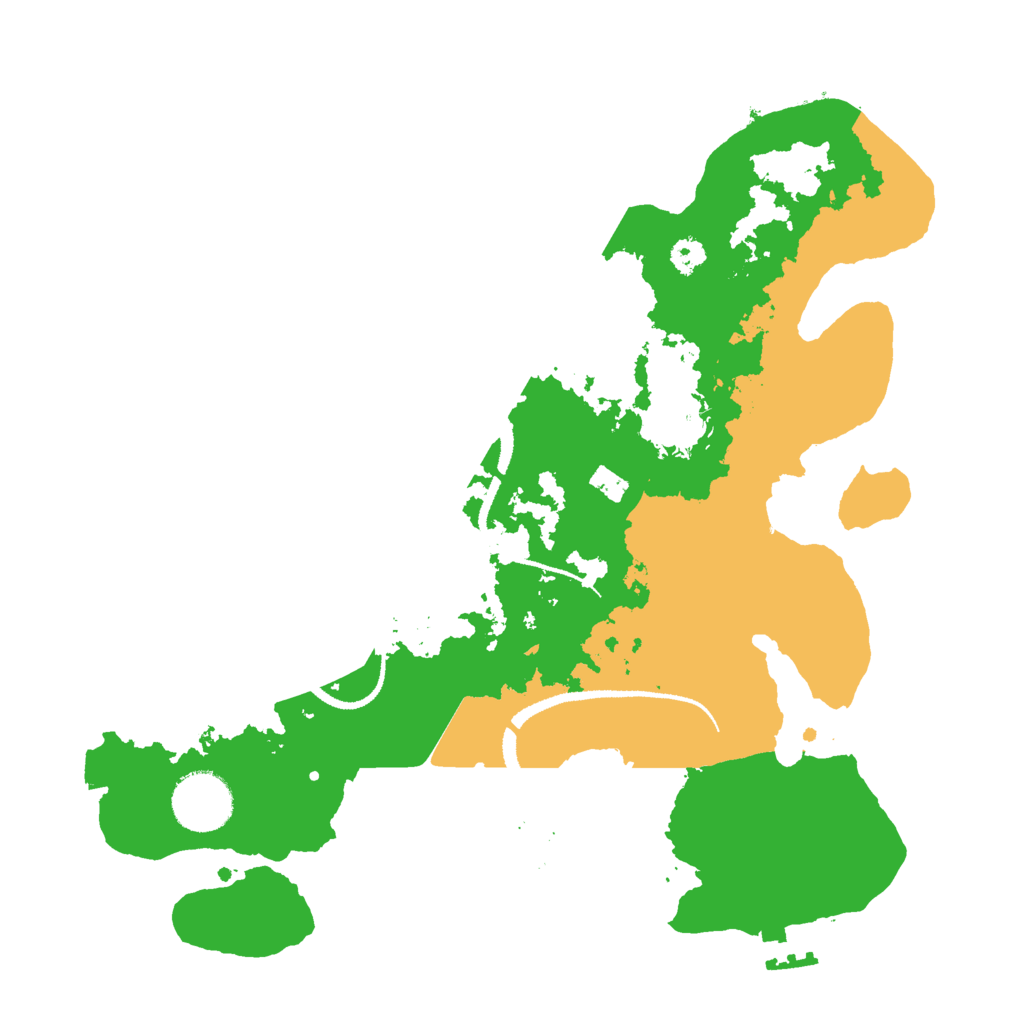 Biome Rust Map: Procedural Map, Size: 3000, Seed: 42000000