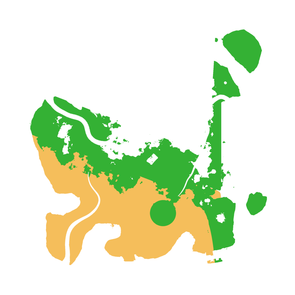 Biome Rust Map: Procedural Map, Size: 3000, Seed: 475827