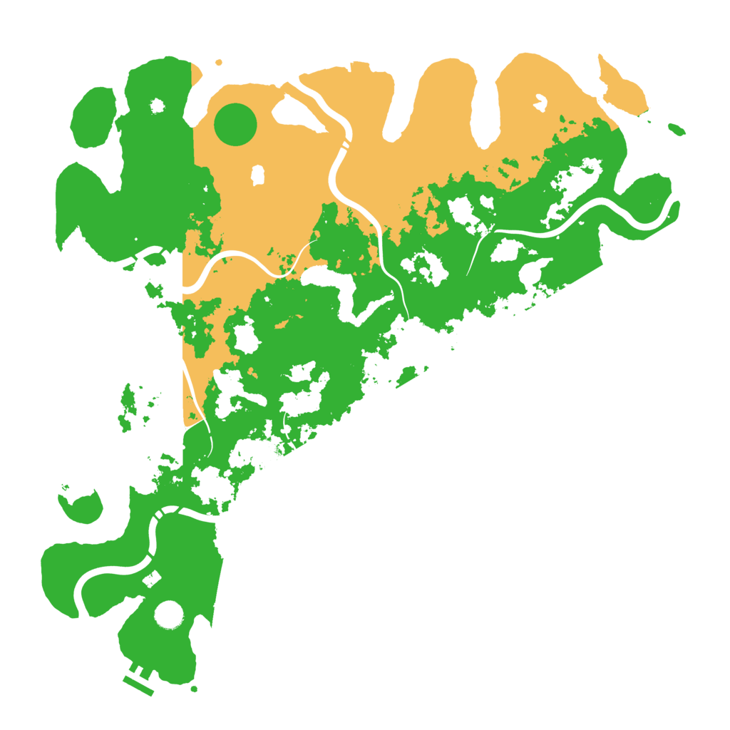 Biome Rust Map: Procedural Map, Size: 4500, Seed: 477179152