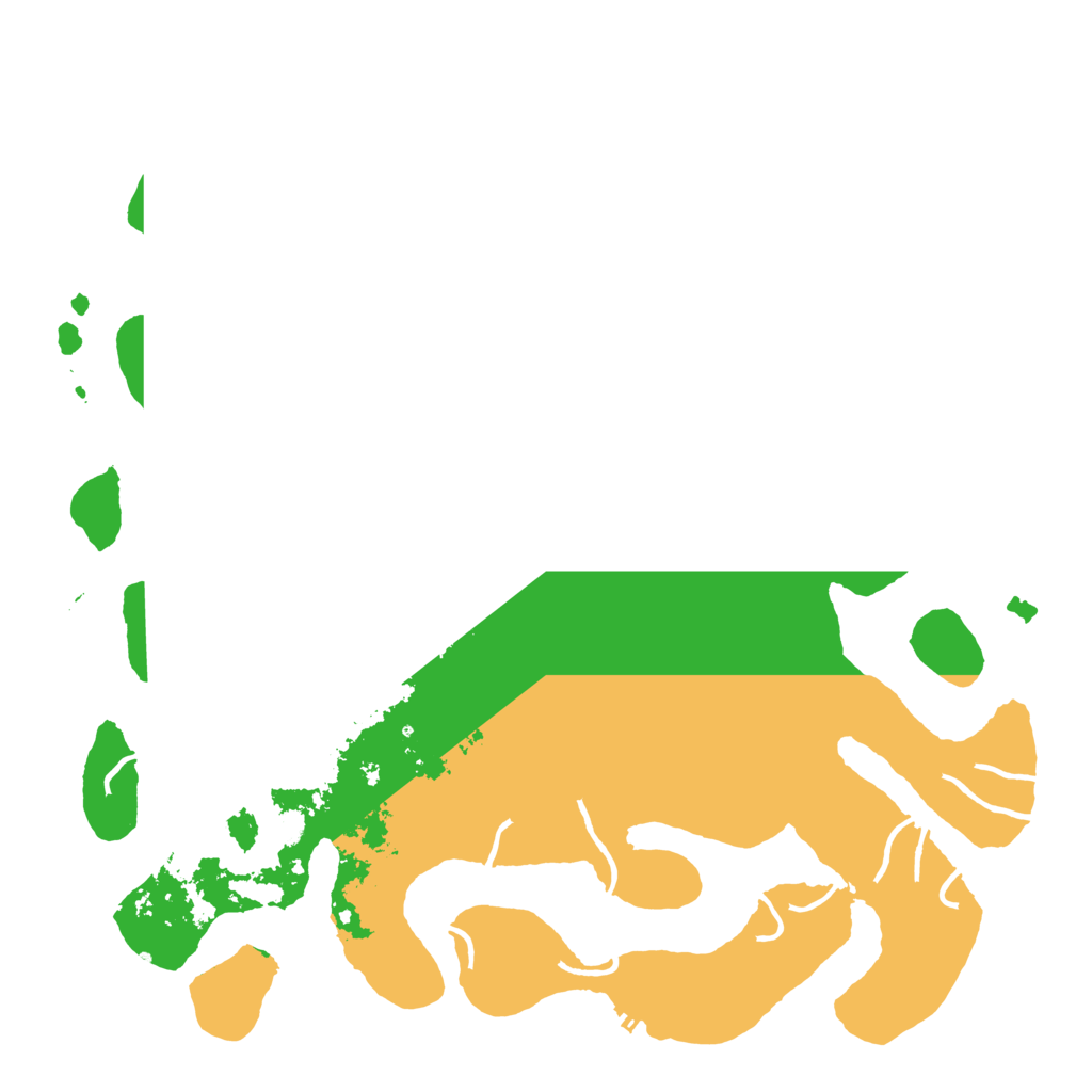 Biome Rust Map: Procedural Map, Size: 5000, Seed: 20481