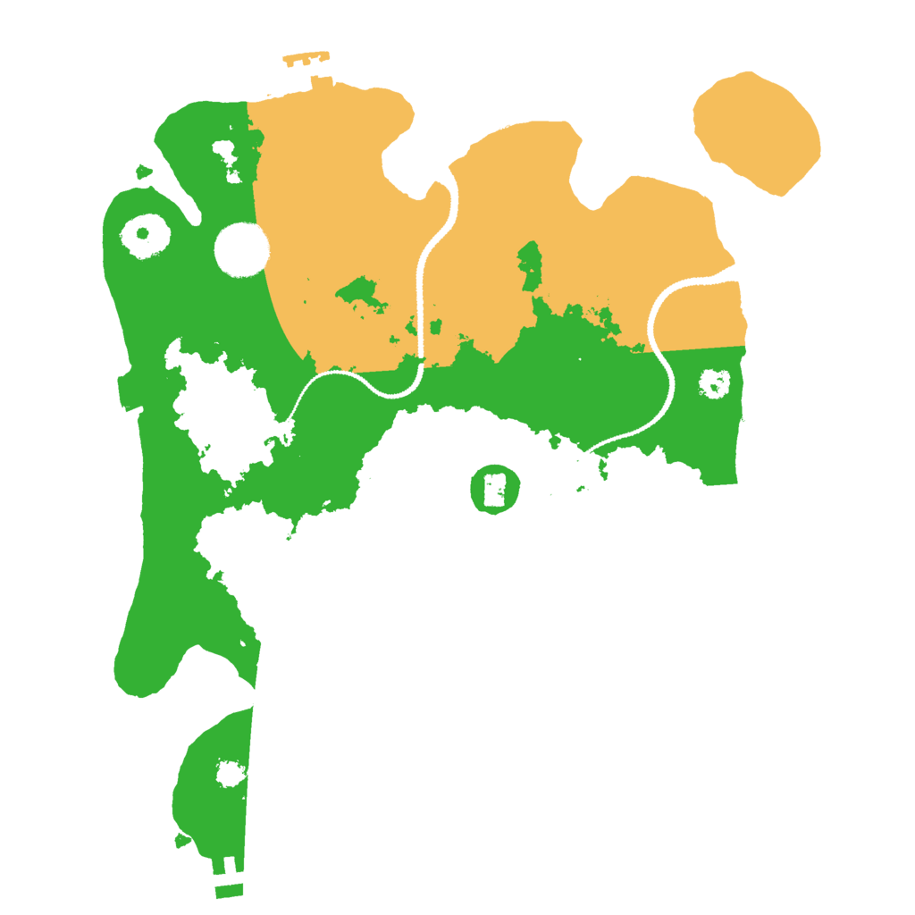 Biome Rust Map: Procedural Map, Size: 3000, Seed: 132638312